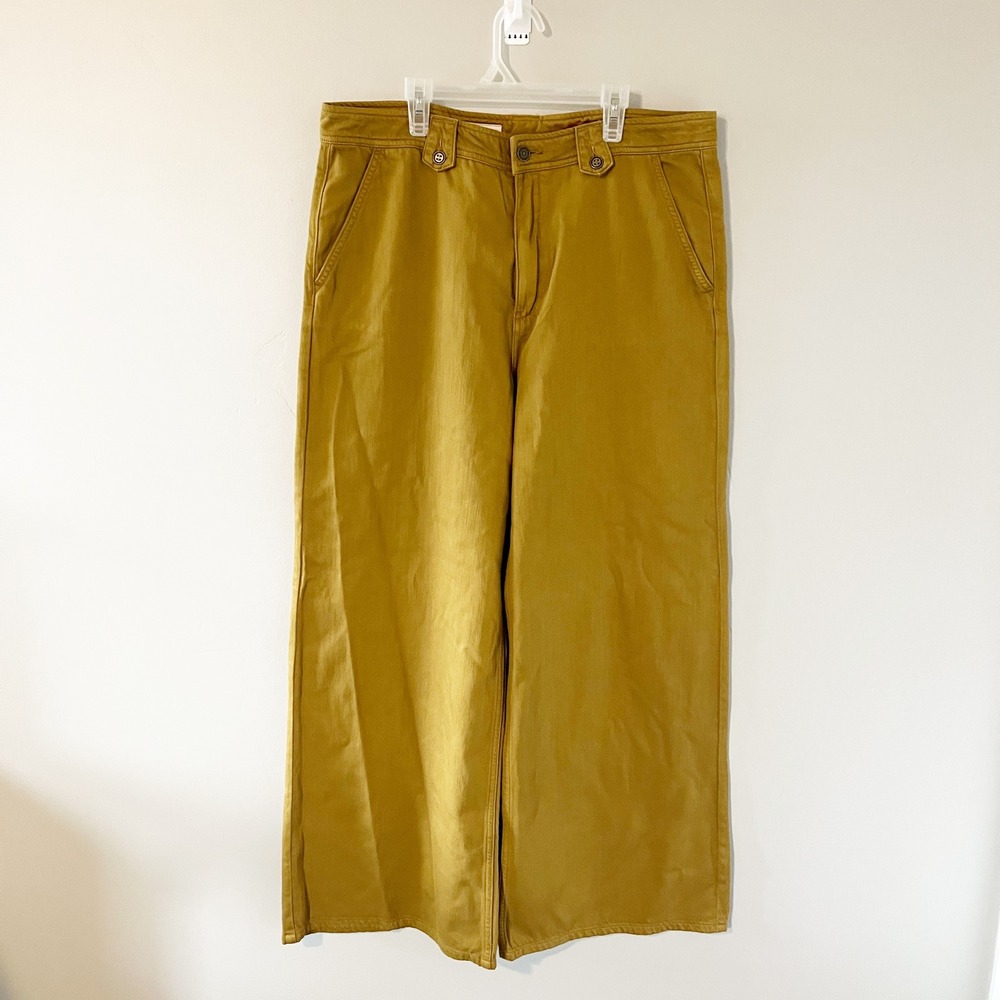 Pilcro Column Pants
Women's Wide Leg Trousers Size 32
Yellow Gold - Picture 2 of 9